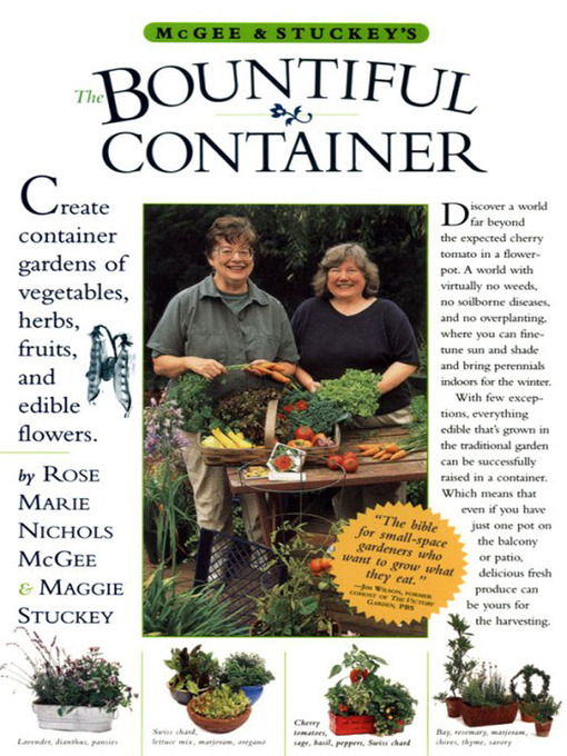 Title details for McGee & Stuckey's Bountiful Container by Rose Marie Nichols McGee - Available